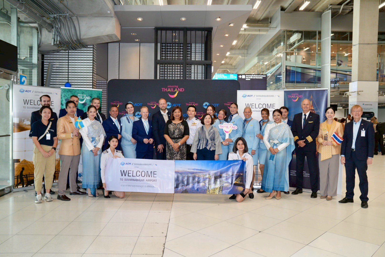 ททท. ต้อนรับเที่ยวบินปฐมฤกษ์ NO191 สตอกโฮล์ม–กรุงเทพฯ สายการบิน Norse Atlantic Airways          ชี้ตลาดสแกนดิเนเวียสดใส ขยาย 5 เส้นทางบินตรง หนุนเที่ยวไทยไฮซีซั่นนี้