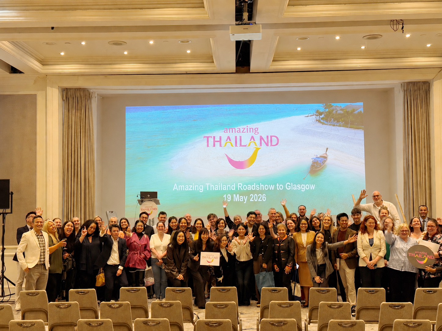 ททท. เดินหน้ารุกตลาดสหราชอาณาจักร จัดกิจกรรม Amazing Thailand Roadshow to UK 2026 ใน 3 เมืองศักยภาพ กลาสโกว์-แมนเชสเตอร์-ลอนดอน ดึงกลุ่มเป้าหมายนักท่องเที่ยวคุณภาพเที่ยวไทย 