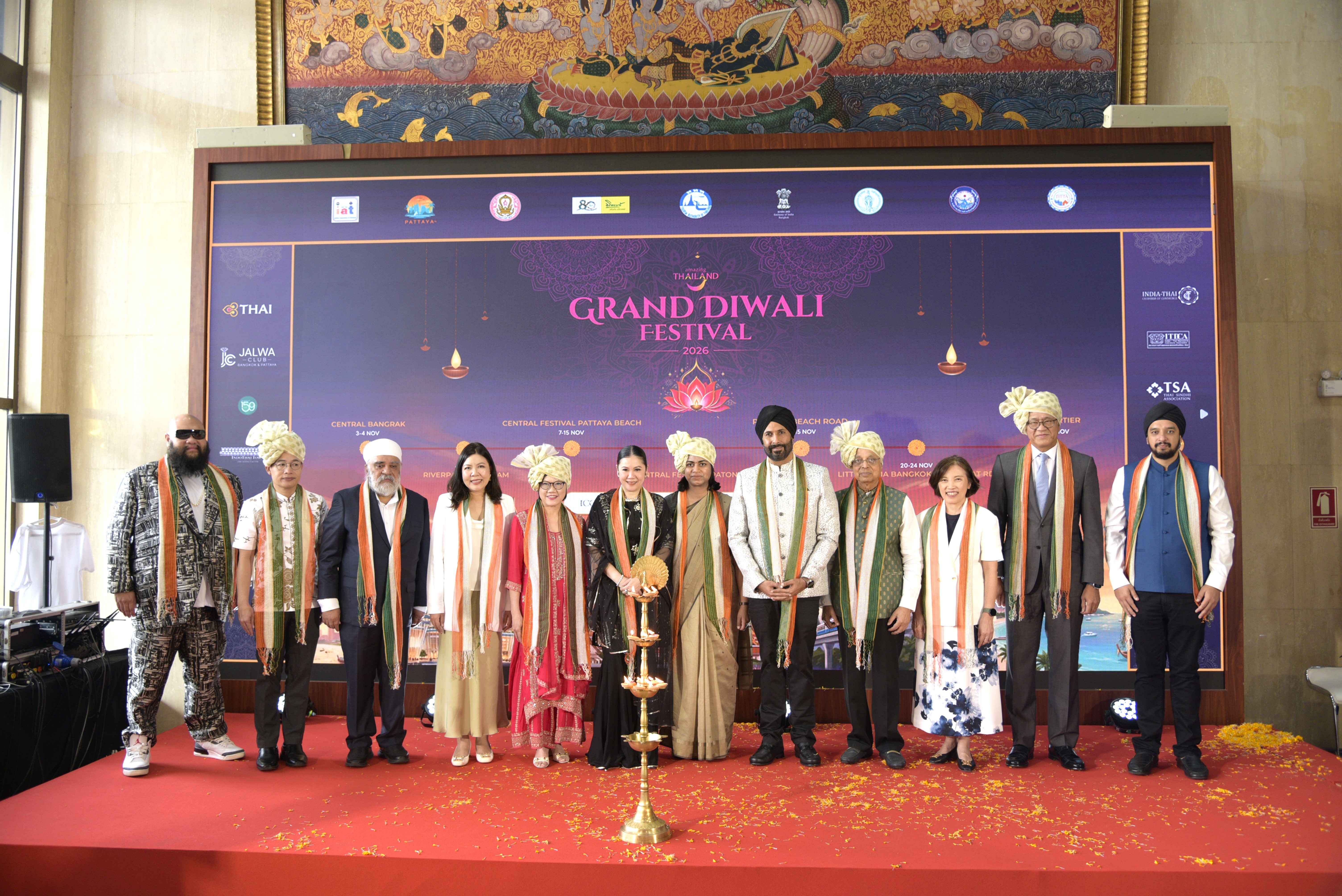 ททท. ยกระดับ Amazing Thailand Grand Diwali Festival 2026 เฉลิมฉลองเทศกาลแห่งแสงสีและวัฒนธรรมไทย-อินเดีย ตลอดเดือนพฤศจิกายน มุ่งผลักดันไทยสู่ World Event Hub Destination 
