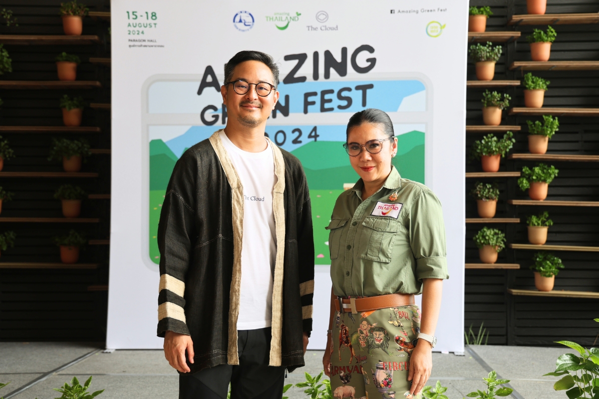 ห้ามพลาด ! งานใหญ่แห่งปี ททท. ร่วมกับ The Cloud จัดงาน Amazing Green Fest 2024 และ The Hotelier 2024 มุ่งเปลี่ยนการท่องเที่ยวไทย ให้เป็นการท่องเที่ยวยั่งยืน เตรียมพบกัน 15-18 สิงหาคม 2567 ณ พารากอน ฮอลล์ สยามพารากอน กรุงเทพมหานคร