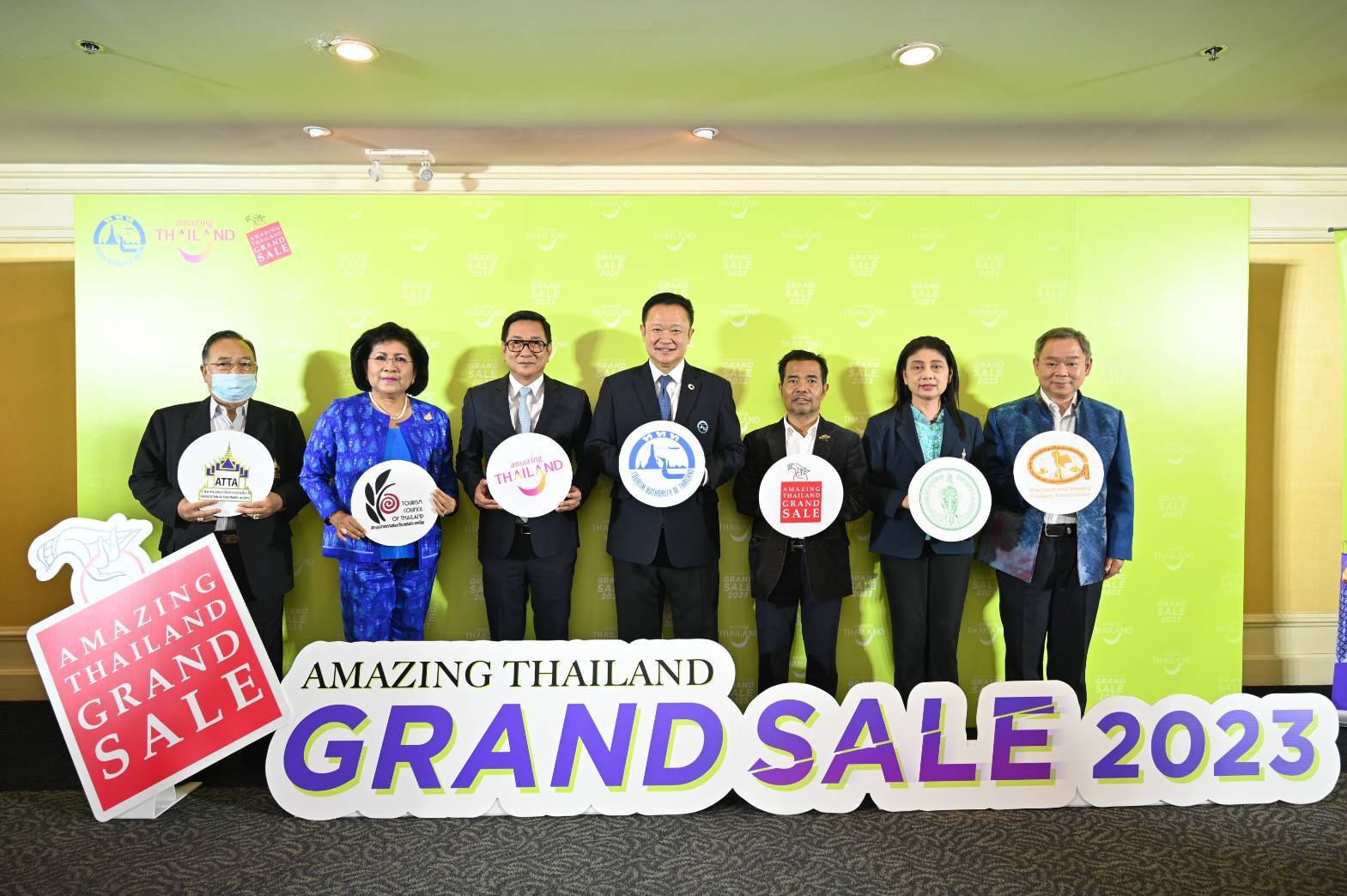 ททท. ผนึกกำลังพันธมิตร เตรียมความพร้อมโครงการ Amazing Thailand Grand Sales 2023  กระตุ้นการช้อป กิน บิน เที่ยว ลดกระหน่ำทั่วประเทศ