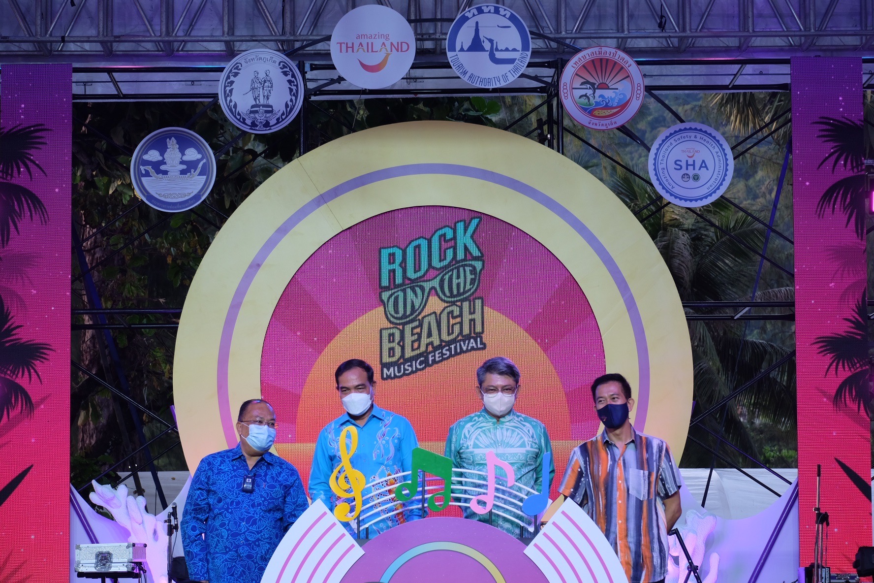 ททท. ต้อนรับการกลับมาของนักท่องเที่ยว นำส่งความสุขผ่านบทเพลงกับมหกรรมดนตรีบนชายหาด  ROCK ON THE BEACH MUSIC FESTIVAL ณ ลานโลมา หาดป่าตอง จังหวัดภูเก็ต