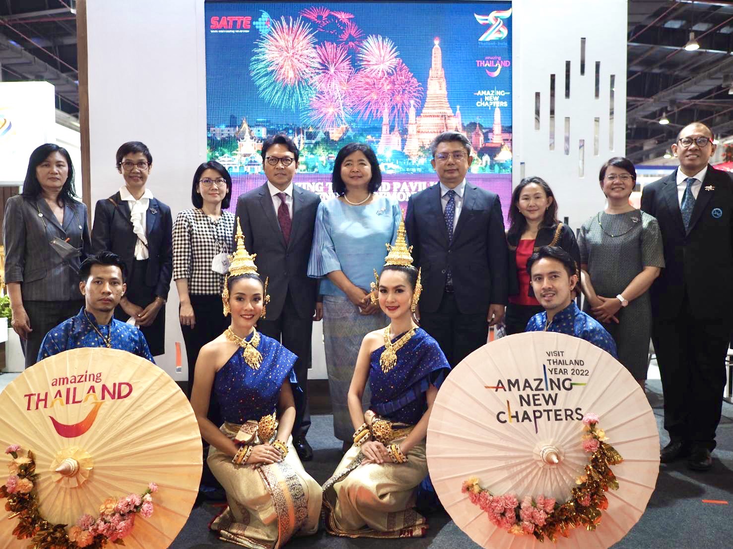 ททท. รุกตลาดอินเดีย นำทัพผู้ประกอบการเสนอขายสินค้าการท่องเที่ยวใหม่ในงาน SATTE 2022 ดึงนักท่องเที่ยวกลุ่มศักยภาพ กระตุ้นรายได้เข้าไทย