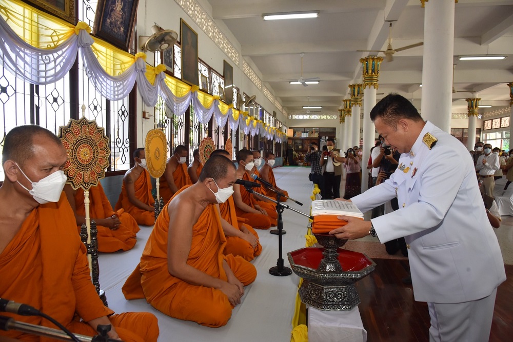 ททท. จัดพิธีถวายผ้าพระกฐินพระราชทาน ประจำปี 2565 ณ วัดมณีชลขัณฑ์ จังหวัดลพบุรี