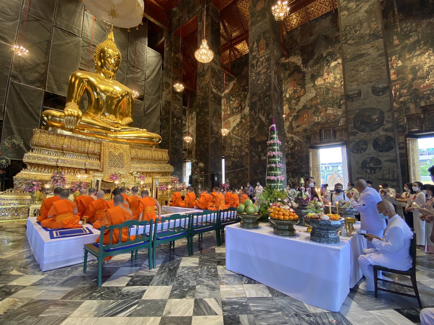 วัดสุทัศนเทพวรารามฯ จัดพิธีสมโภชพระพุทธปฏิมาประธานสำคัญประจำพระอารามทั้ง 3 องค์  สืบทอดพิธีกรรมสมัยต้นกรุงรัตนโกสินทร์