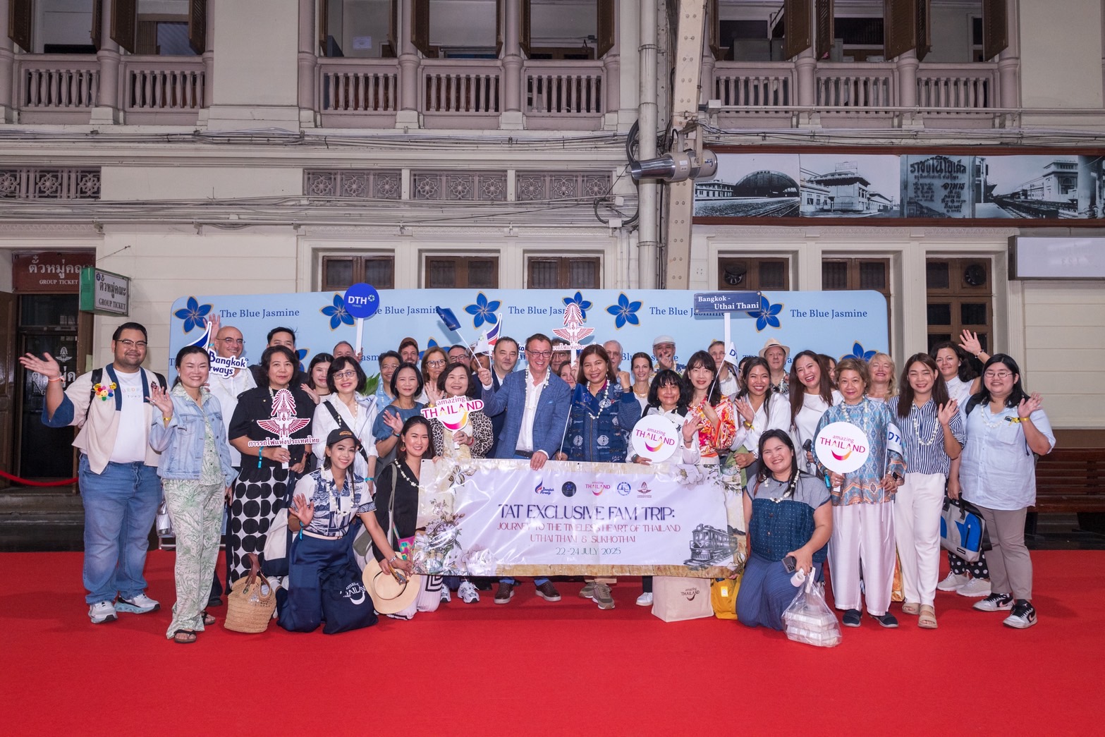 ททท. มุ่งเจาะกลุ่มตลาดคุณภาพระยะไกล เตรียมโปรโมทเส้นทางท่องเที่ยวใหม่บนรถไฟหรู Blue Jasmine Rail Journey นำร่องเปิดรางเชื่อมโยงเส้นทาง 3 เมืองมรดกโลก